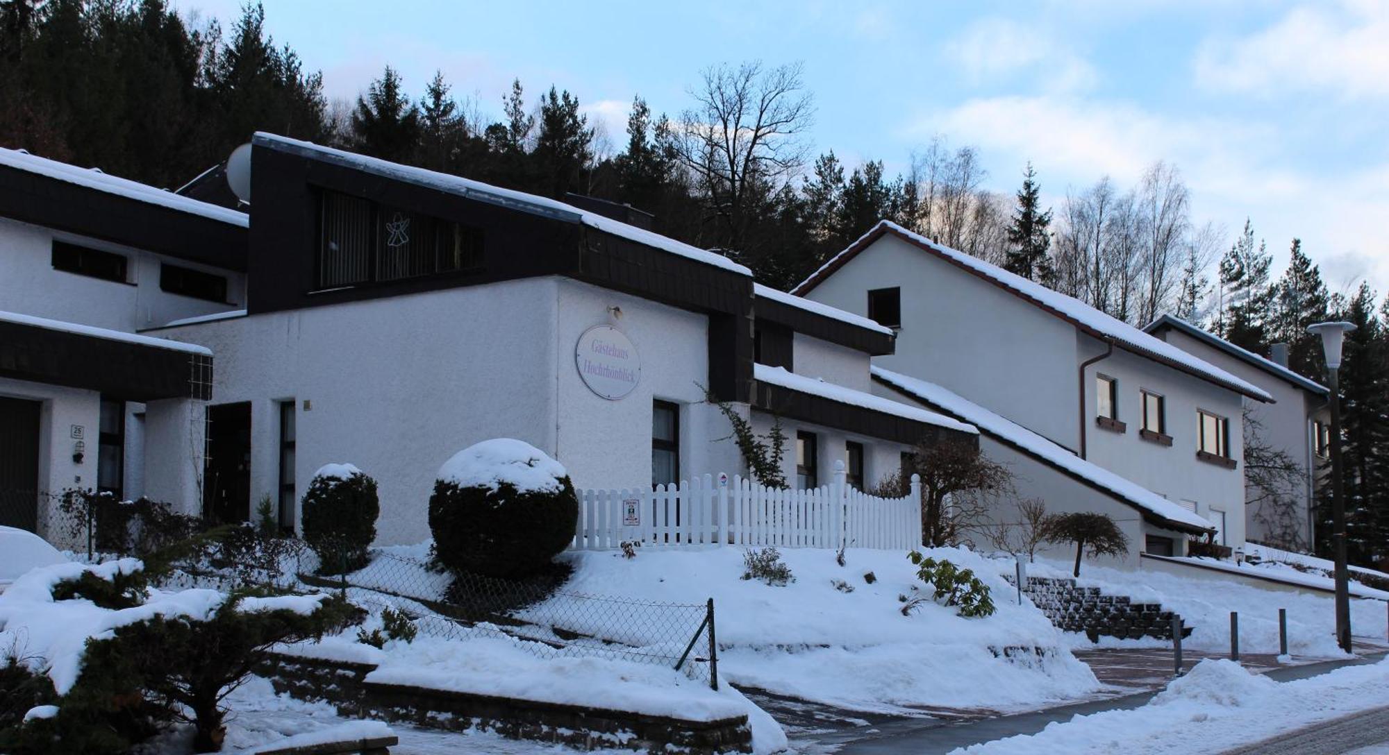 Gaestehaus Hochrhoenblick Schonau an der Brend Экстерьер фото